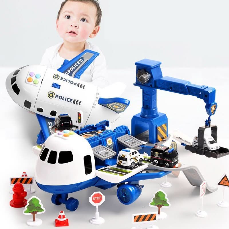 Olvoria | Airplane & Vehicle Set for Creative Kids