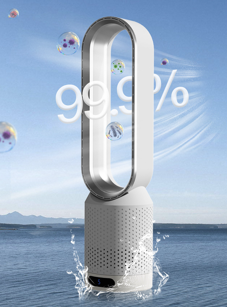 Olvoria | AirPure Pro – 3-in-1 Air Cooler with UV Purification & Ionizer | 6L Portable Cooling Fan