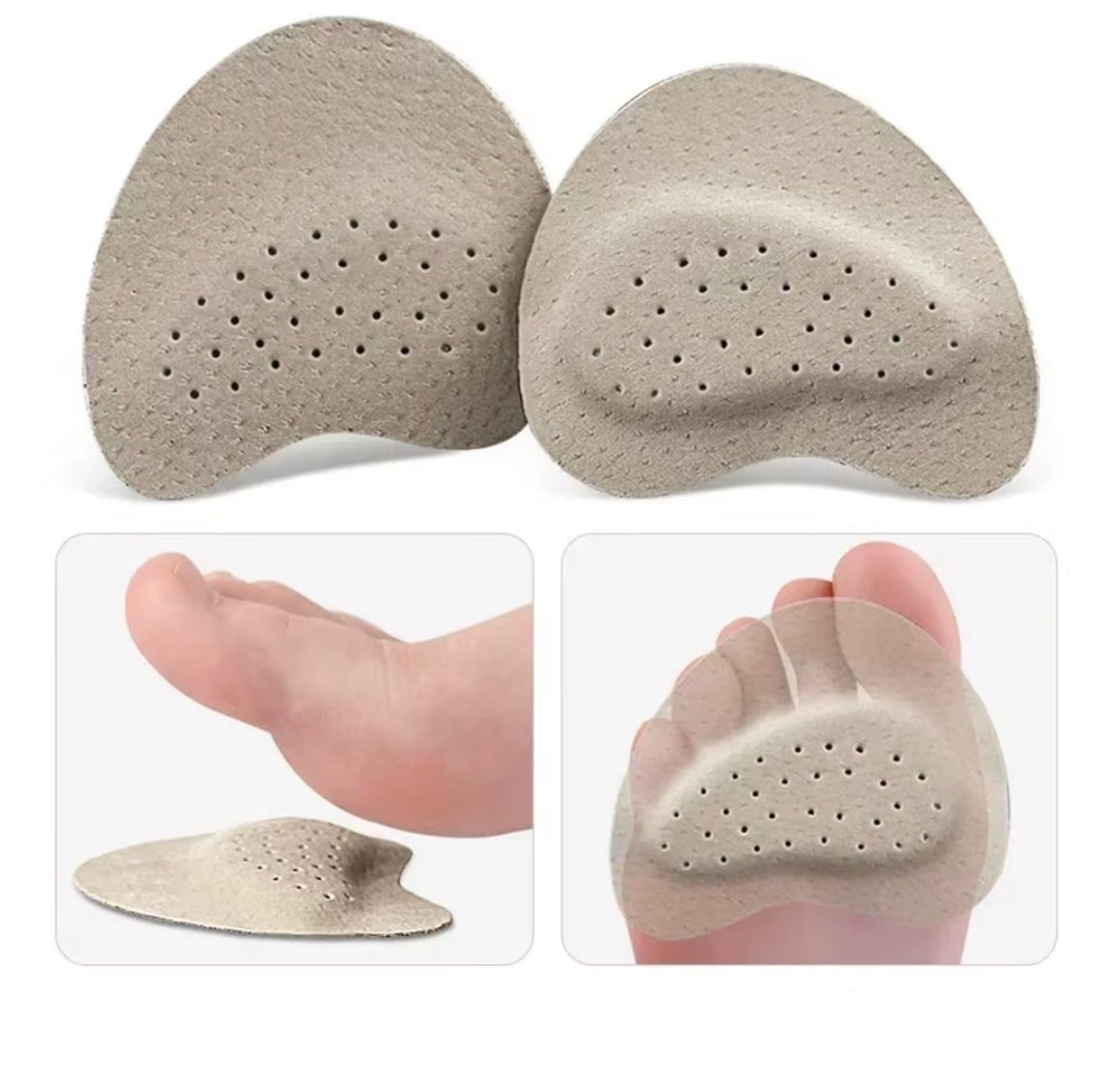 Olvoria | Anti-slip foot pads for sandals – Pain relief for women