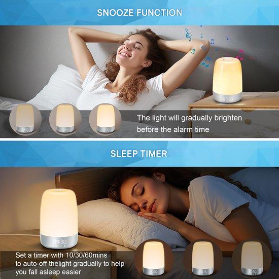 Olvoria | Aurora Wake-Up Light with Natural Sounds
