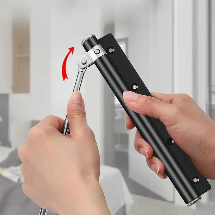 Olvoria | Automatic Door Closer – Stainless Steel, Quiet, Easy Installation