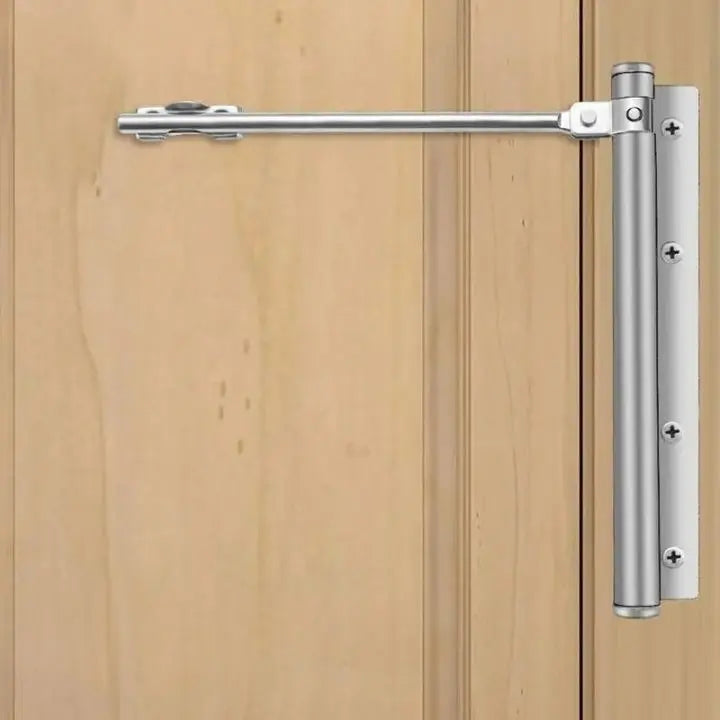Olvoria | Automatic Door Closer – Stainless Steel, Quiet, Easy Installation