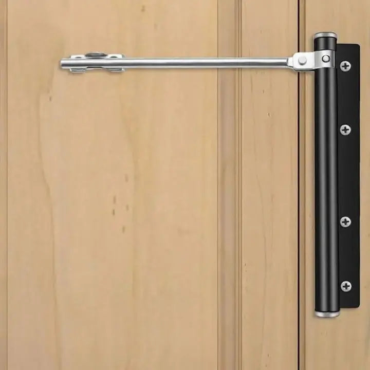 Olvoria | Automatic Door Closer – Stainless Steel, Quiet, Easy Installation