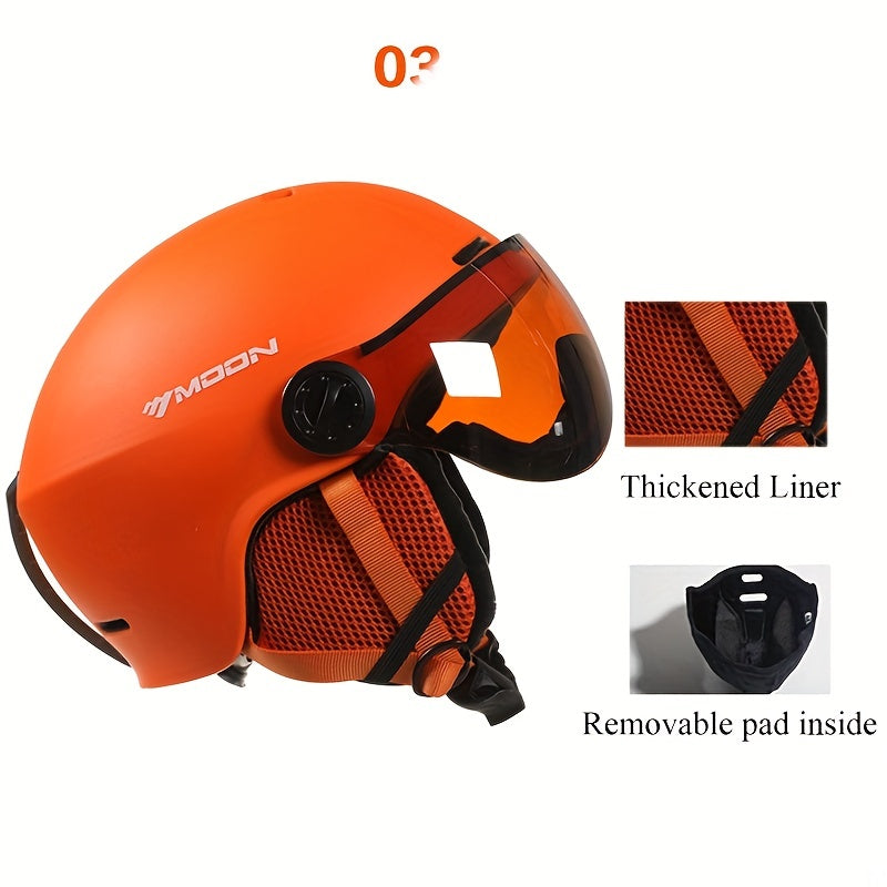 Olvoria | Autumn Quality Ski Helmet with Removable Parts – Safe and Comfortable for Outdoor Activities