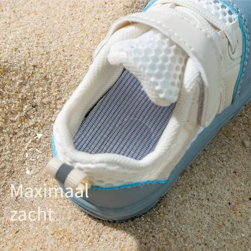 Olvoria | Baby Barefoot Sneakers with Velcro and Flexible Sole