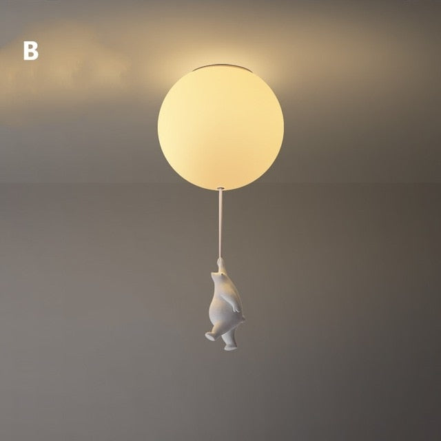 Olvoria | Balloon Bear Ceiling Light | Playful Bear Design