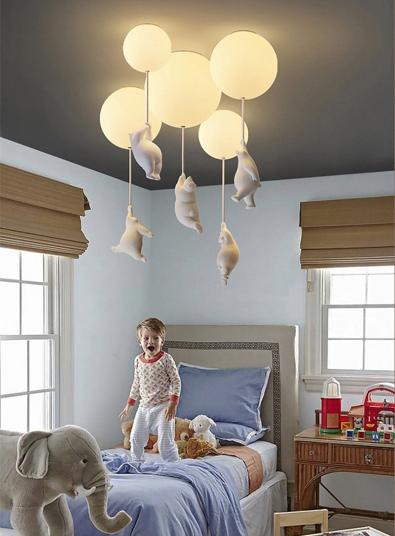 Olvoria | Balloon Bear Ceiling Light | Playful Bear Design