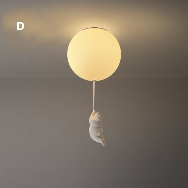 Olvoria | Balloon Bear Ceiling Light | Playful Bear Design