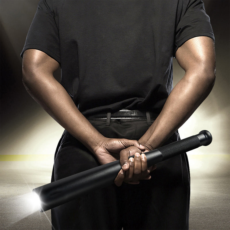 Olvoria | Baseball Bat Shaped LED Flashlight | Aluminum Alloy, 3 Lighting Modes | Emergency & Utility Use