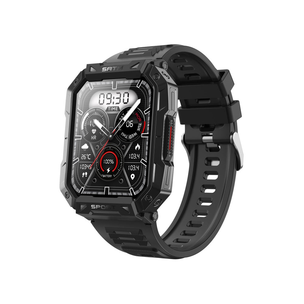 Olvoria | Blood Glucose Blood Pressure Blood Oxygen Sleep Monitor Waterproof Smartwatch