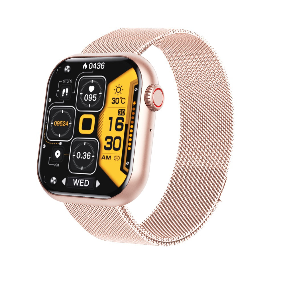 Olvoria | Blood Glucose Blood Pressure Blood Oxygen Sleep Monitor Waterproof Smartwatch