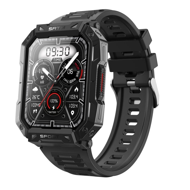 Olvoria | Blood Glucose Blood Pressure Blood Oxygen Sleep Monitor Waterproof Smartwatch