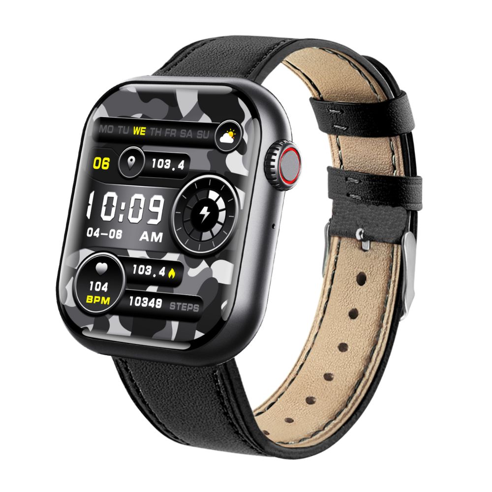 Olvoria | Blood Glucose Blood Pressure Blood Oxygen Sleep Monitor Waterproof Smartwatch