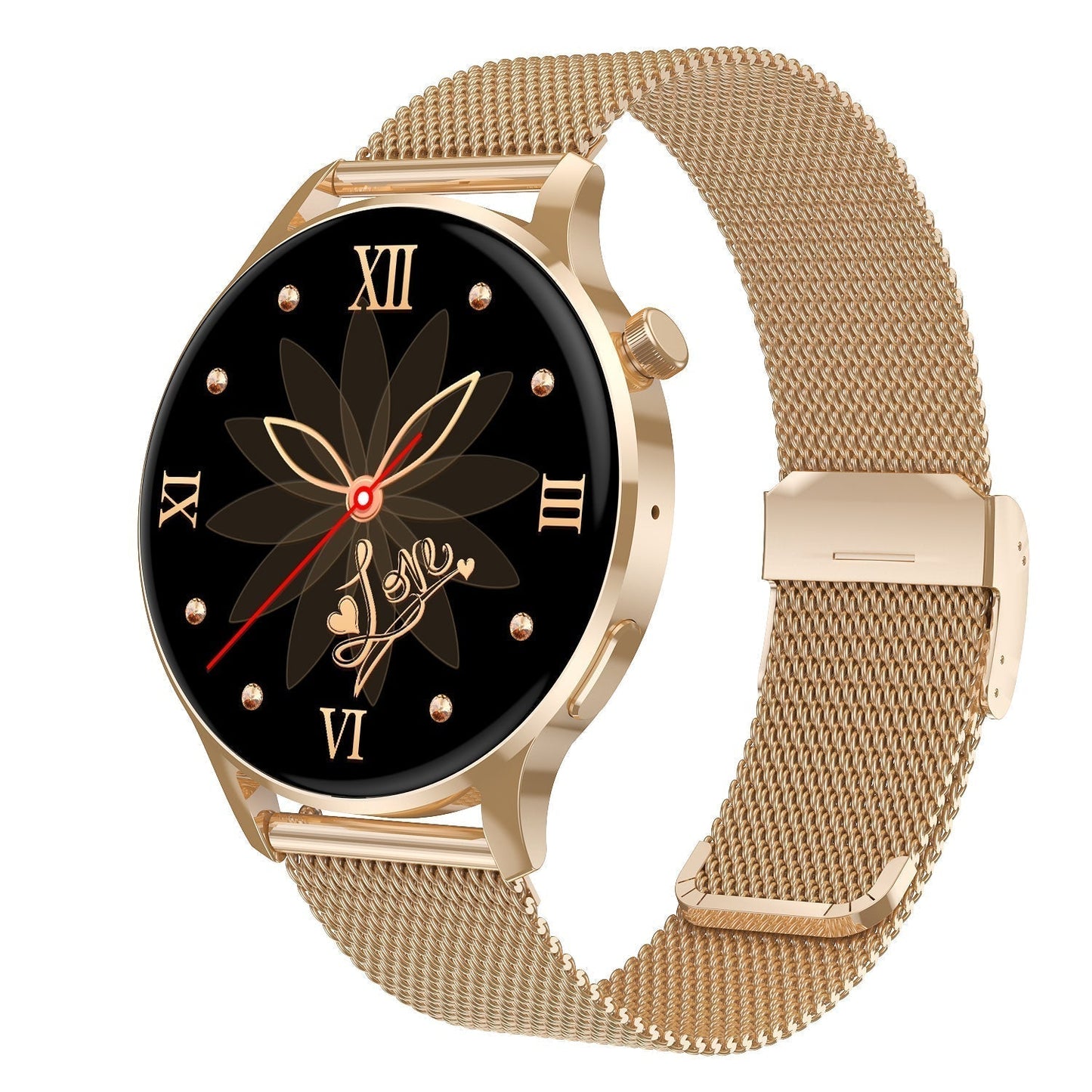 Olvoria | Blood Glucose Blood Pressure Blood Oxygen Sleep Monitor Waterproof Smartwatch