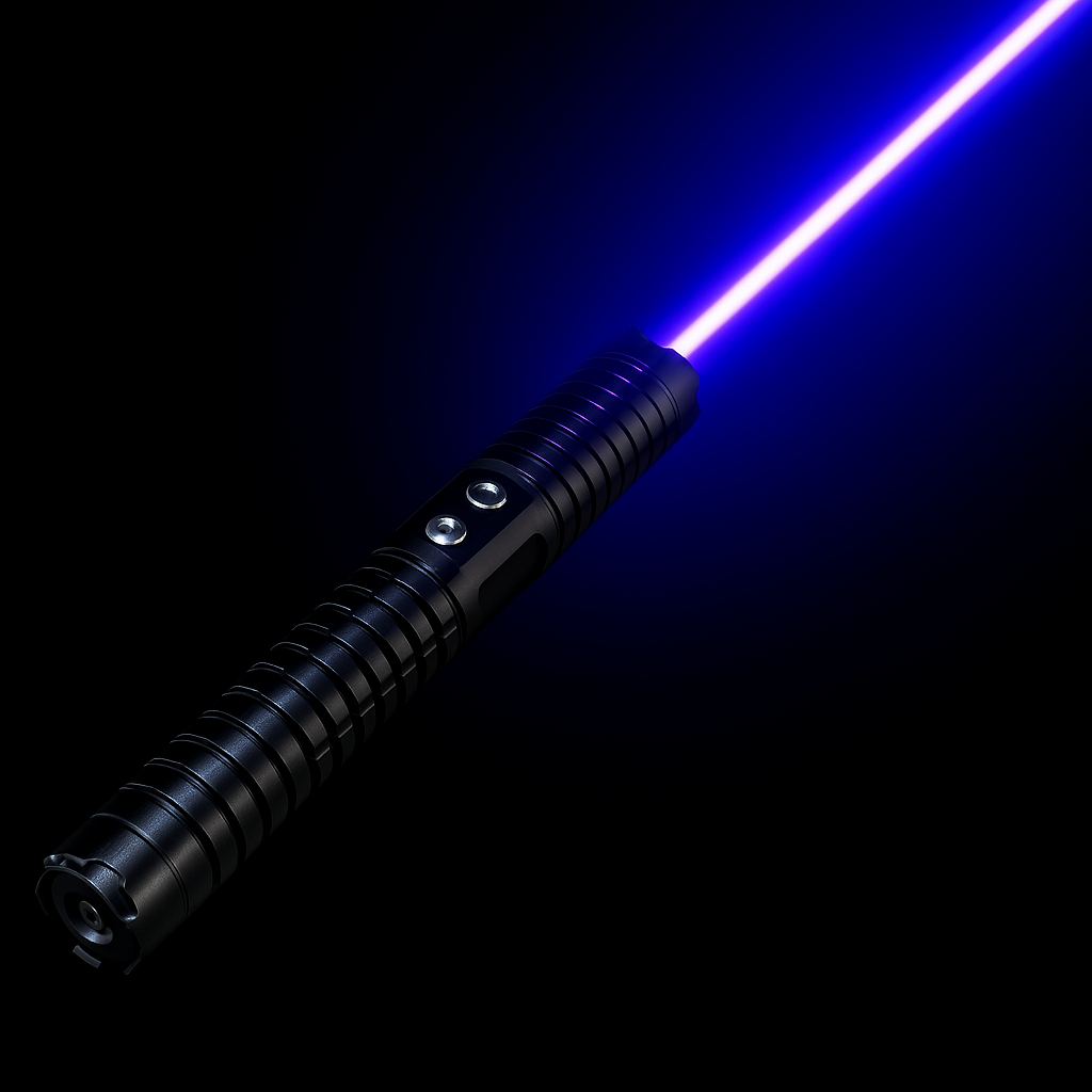 Olvoria | Blue Beam Laser Torch | 450nm High-Intensity Optical Output | Tactical 5000m+ Range | Adjustable Focus Aluminum Chassis | Thermal Ignition Capable Flashlight