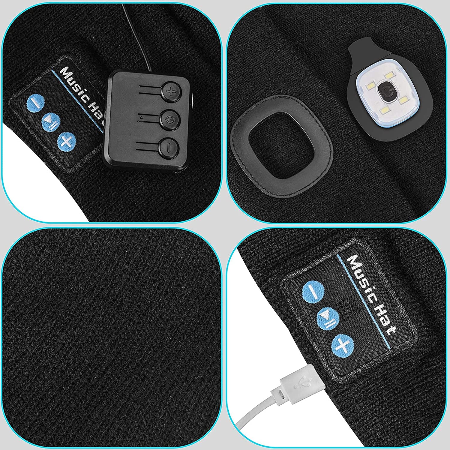 Olvoria | Bluetooth Beanie Hat Light Wireless Headphones
