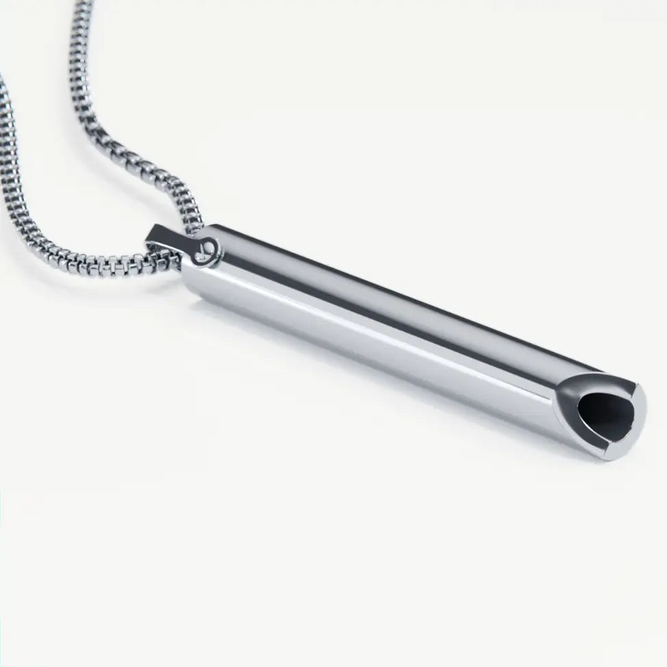 Olvoria | Breathing chain made of stainless steel – For quitting smoking & stress relief