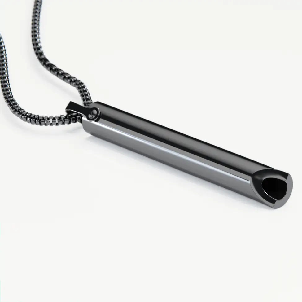 Olvoria | Breathing chain made of stainless steel – For quitting smoking & stress relief