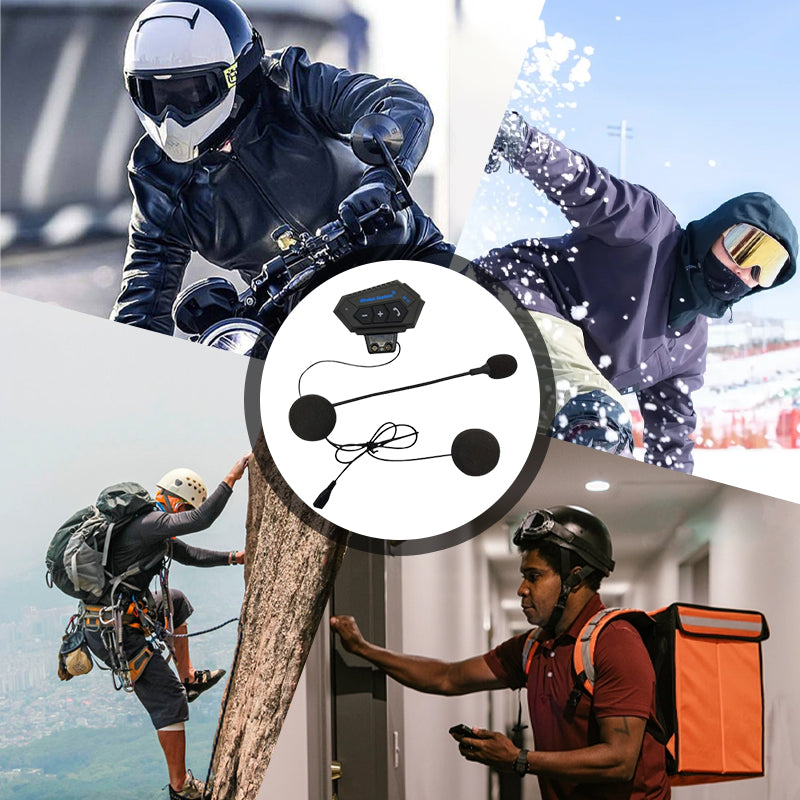 Olvoria | BT12 Motorcycle Helmet Bluetooth Headset