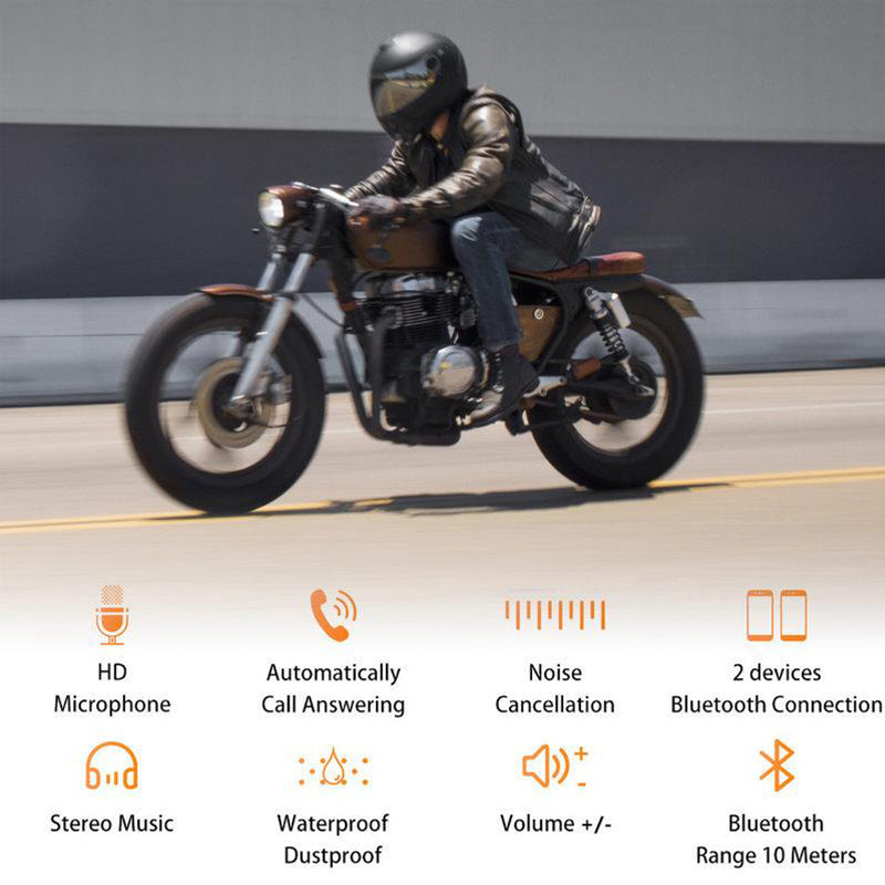 Olvoria | BT12 Motorcycle Helmet Bluetooth Headset