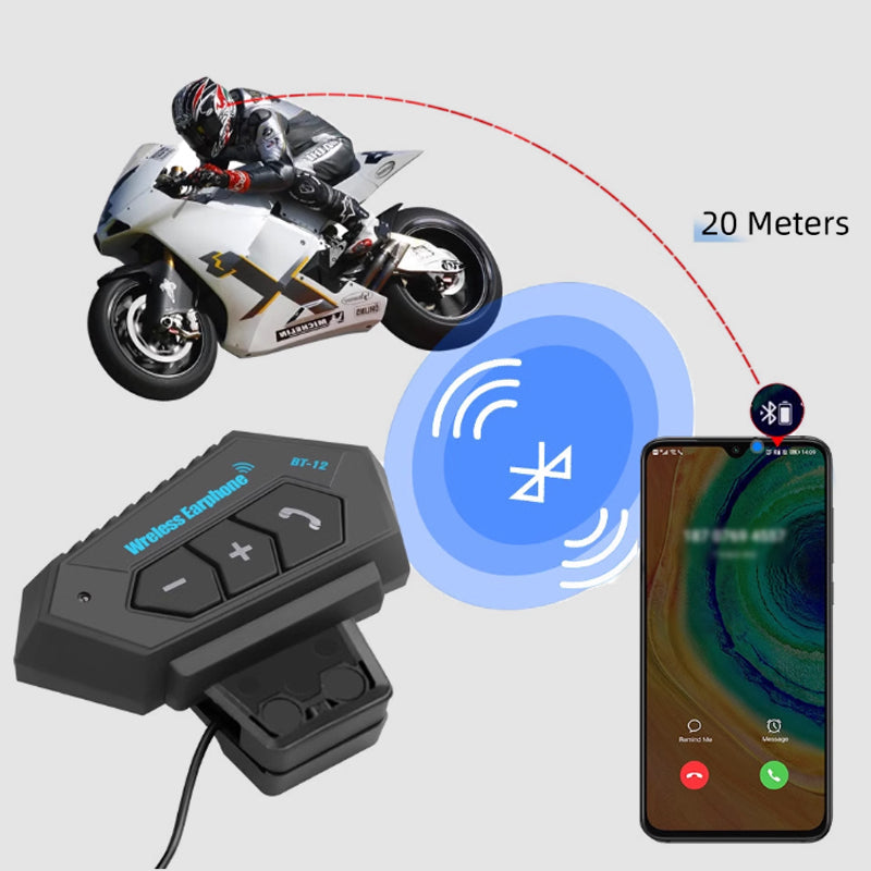 Olvoria | BT12 Motorcycle Helmet Bluetooth Headset