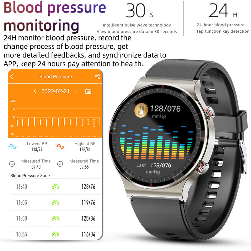 Olvoria | CFDA EKG Blood Oxygen Heart Rate Health Monitoring Smart Watch
