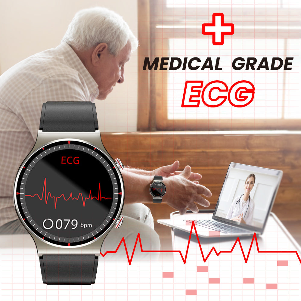Olvoria | CFDA EKG Blood Oxygen Heart Rate Health Monitoring Smart Watch