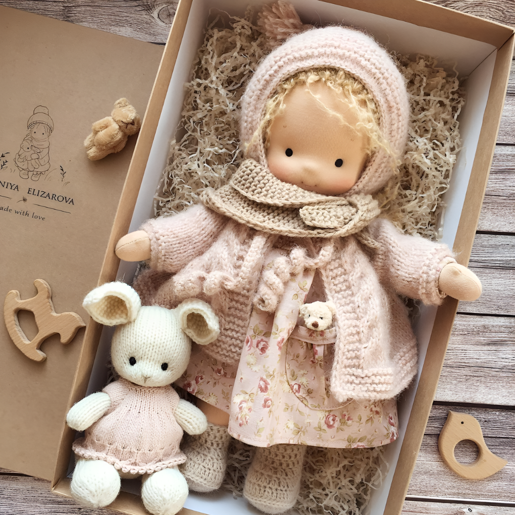 Olvoria | Children's Waldorf Doll, Soft Cuddly Toy