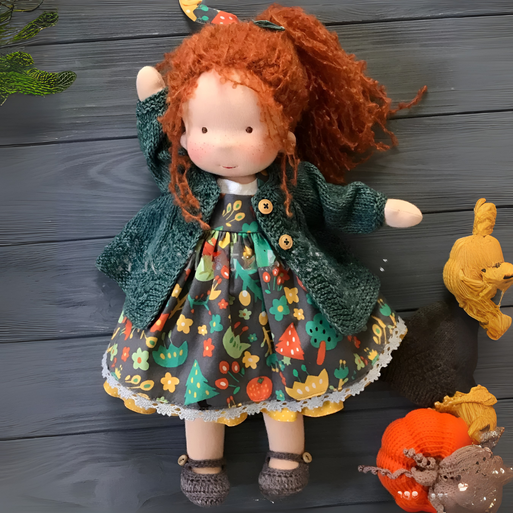 Olvoria | Children's Waldorf Doll, Soft Cuddly Toy