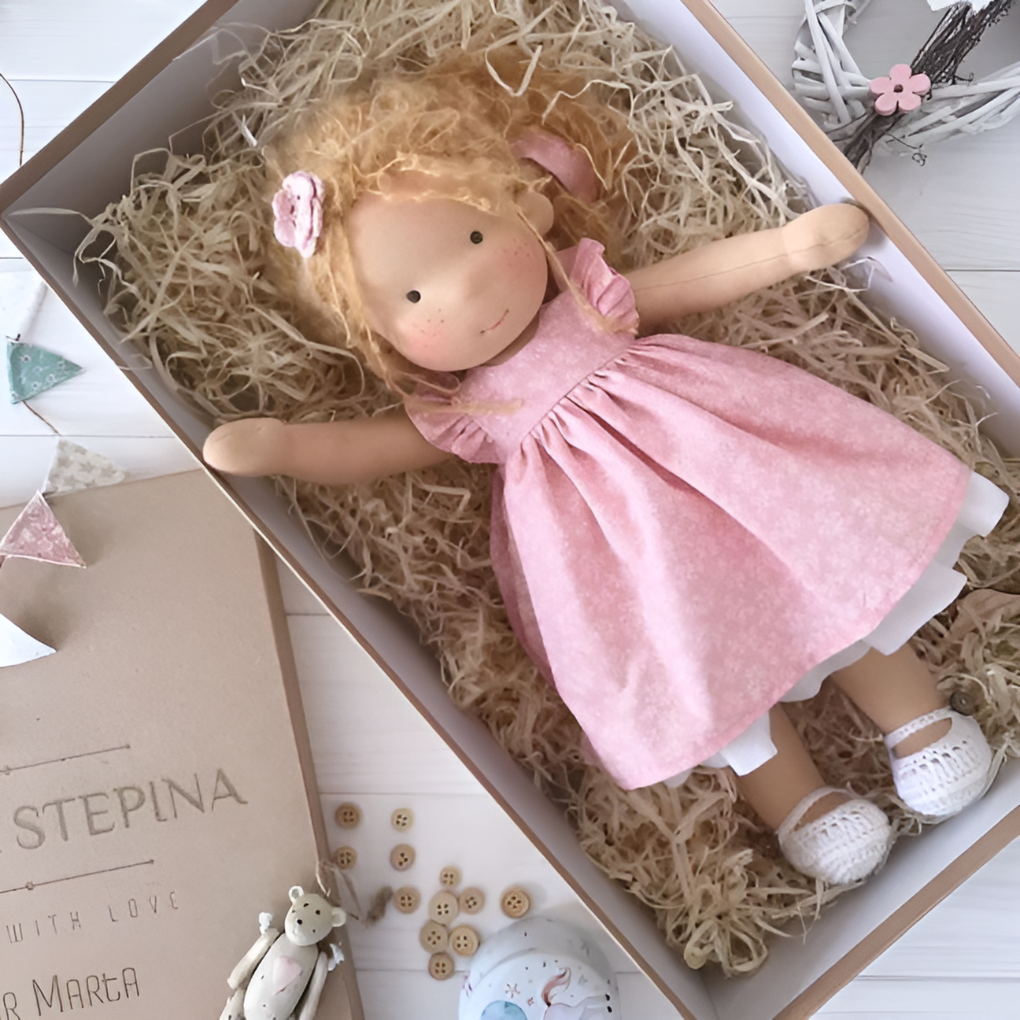 Olvoria | Children's Waldorf Doll, Soft Cuddly Toy