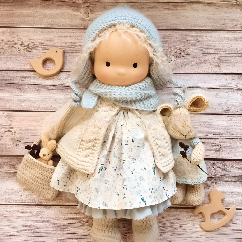 Olvoria | Children's Waldorf Doll, Soft Cuddly Toy
