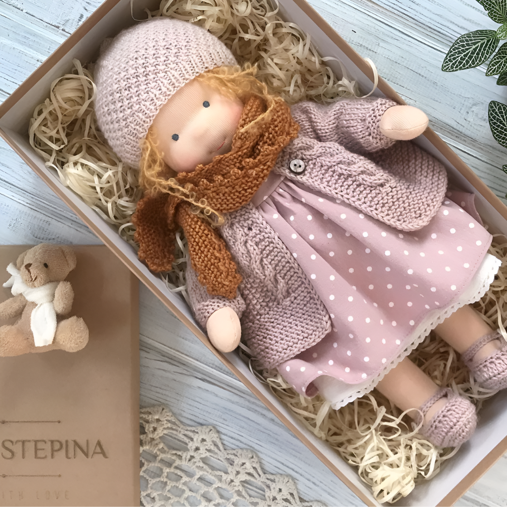 Olvoria | Children's Waldorf Doll, Soft Cuddly Toy