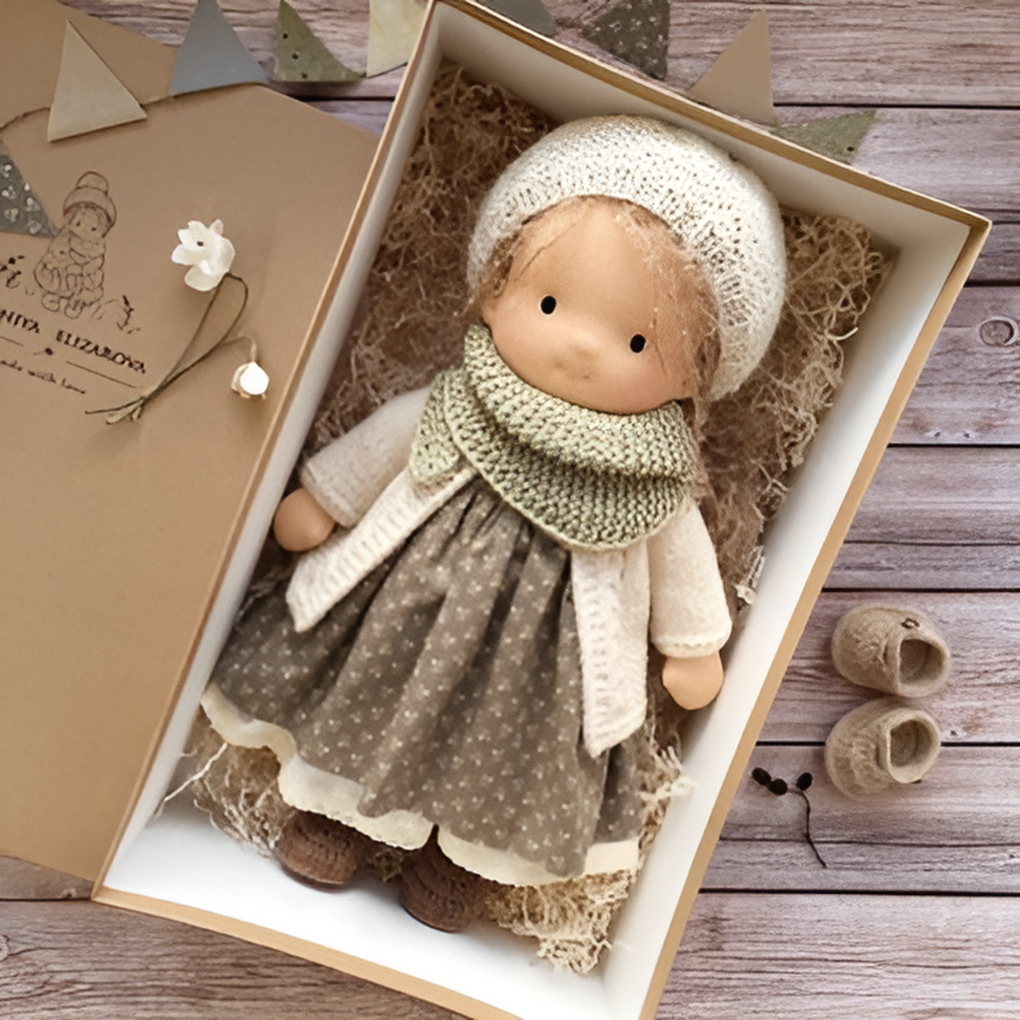 Olvoria | Children's Waldorf Doll, Soft Cuddly Toy