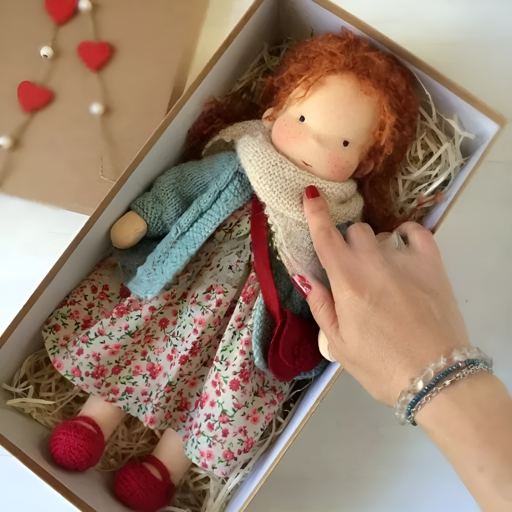 Olvoria | Children's Waldorf Doll, Soft Cuddly Toy