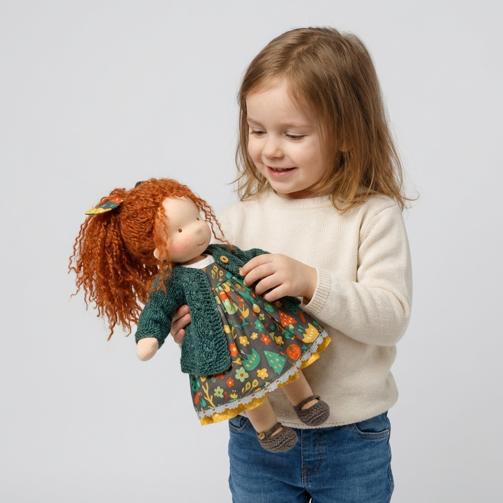 Olvoria | Children's Waldorf Style Cloth Doll