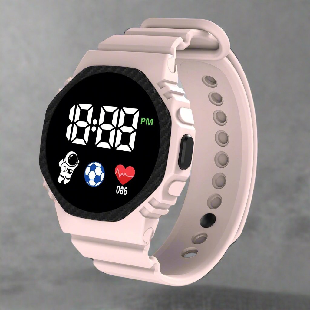 Olvoria | Children's Watch Adventure LED – Waterproof Educational Watch for Children