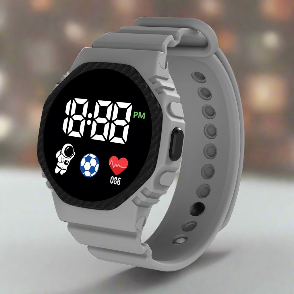 Olvoria | Children's Watch Adventure LED – Waterproof Educational Watch for Children