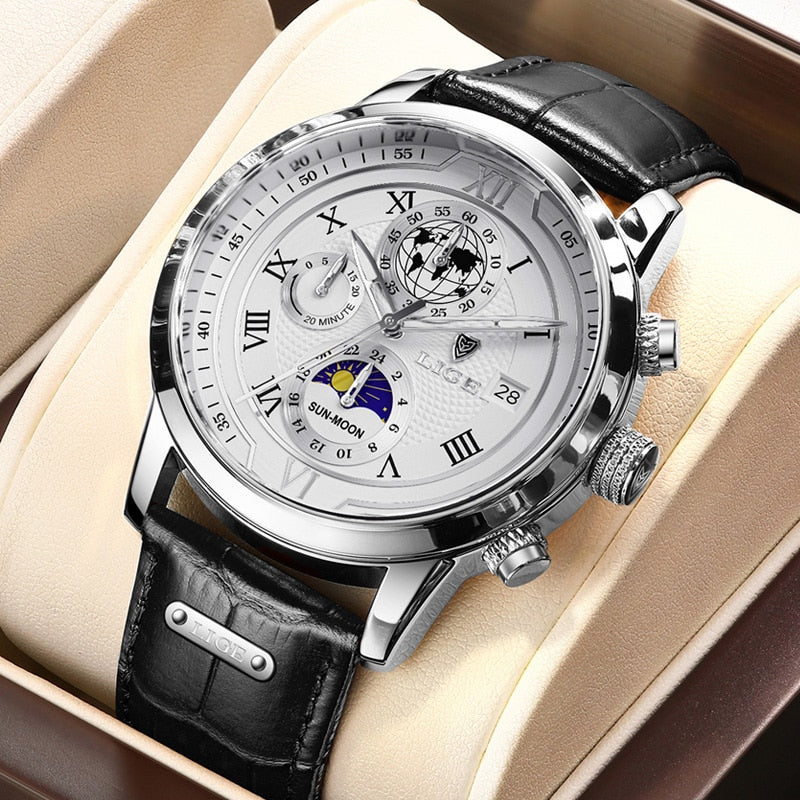 Olvoria | Classic Chronograph Men’s Watch | Stylish & Functional Luxury Wristwatch for Every Occasion
