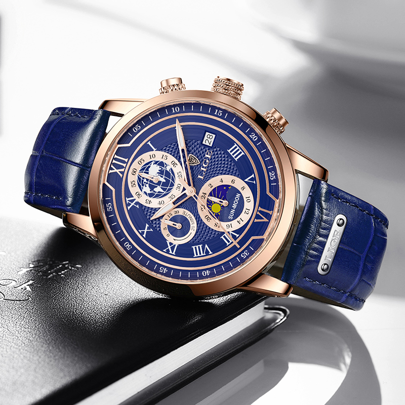 Olvoria | Classic Chronograph Men’s Watch | Stylish & Functional Luxury Wristwatch for Every Occasion