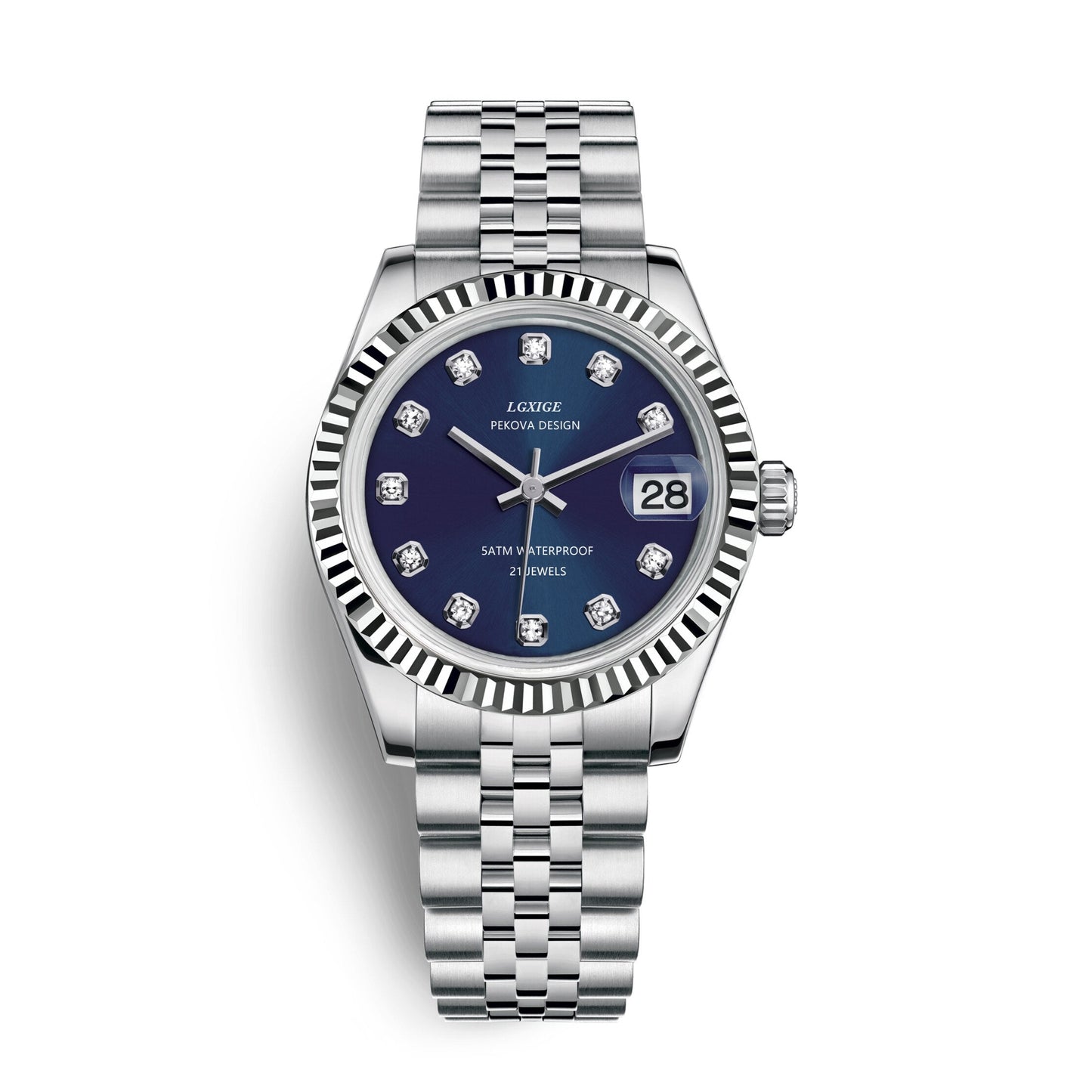 Olvoria | Classic Wristwatch in Stainless Steel No. 296 – Timeless Elegance & Modern Precision