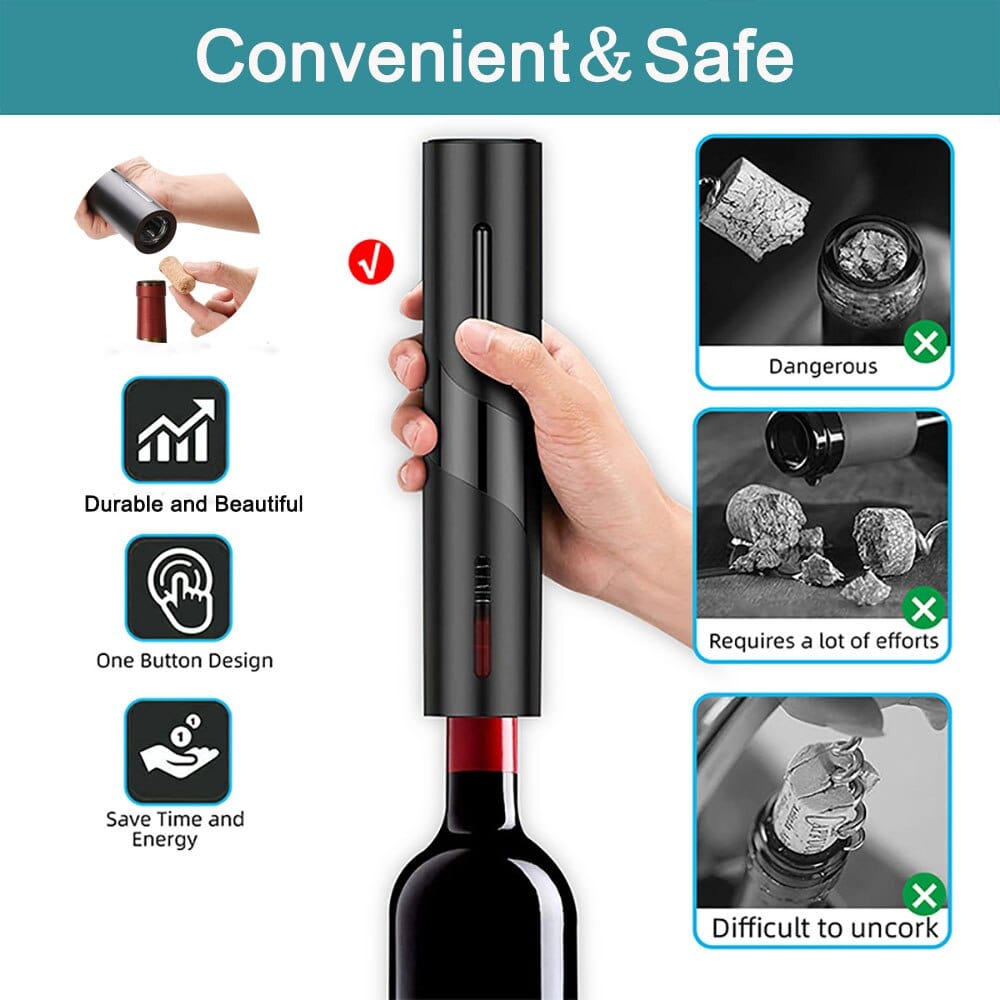 Olvoria |-Click Electric Wine Bottle Opener
