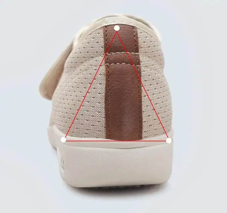 Olvoria | Comfortable Shoes for Wide Feet with Adjustable Strap