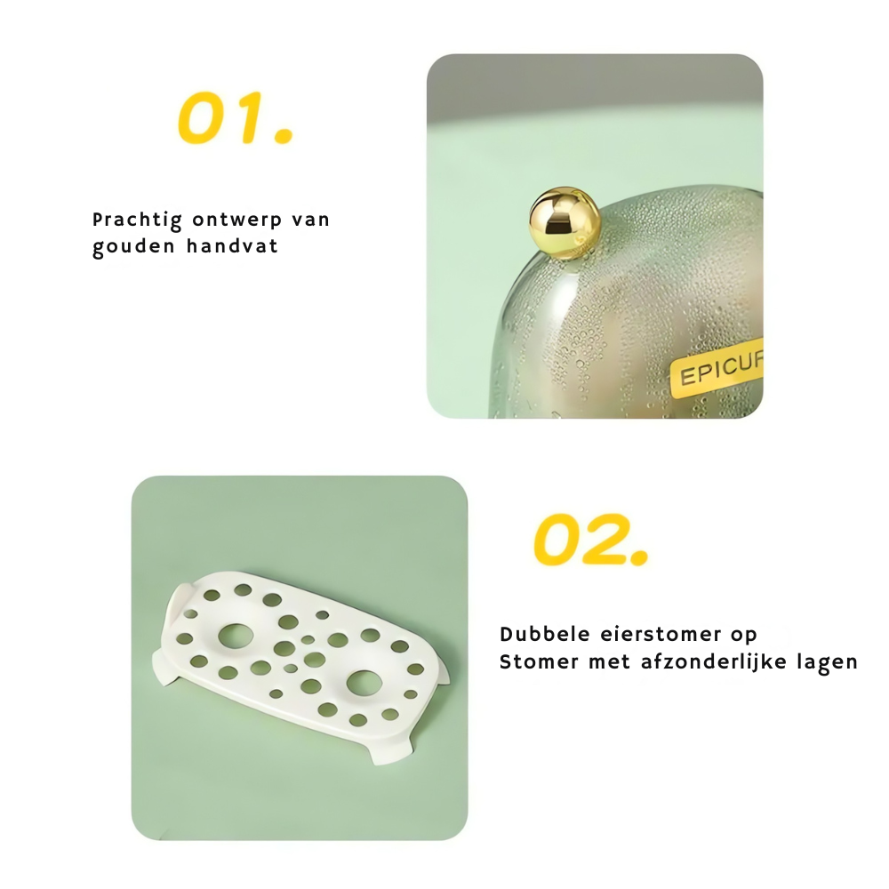 Olvoria | Compact Electric Egg Cooker for Breakfast