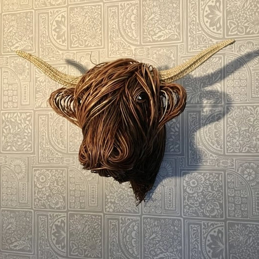 Olvoria | Cow Wall Sculpture – Bowie
