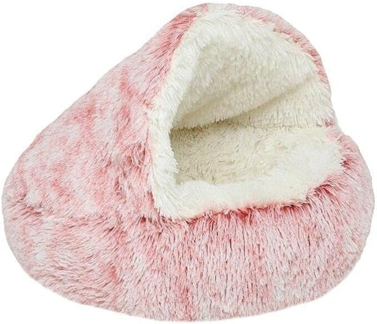 Olvoria | Cozy Cave Pet Bed | Soothing and Comfortable Dog Bed for Deep Relaxation