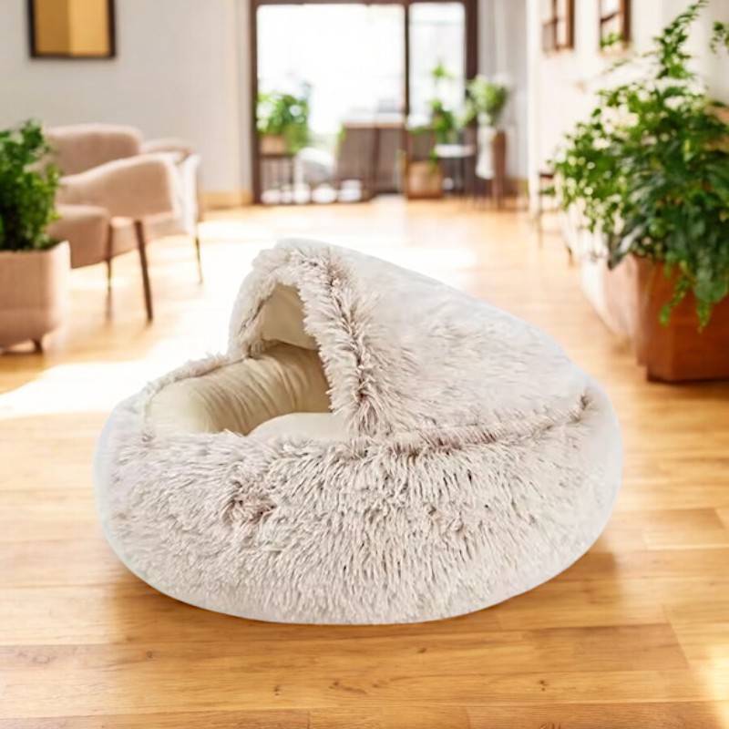 Olvoria | Cozy Pet Cave Bed, Ideal for Dogs and Cats of All Sizes