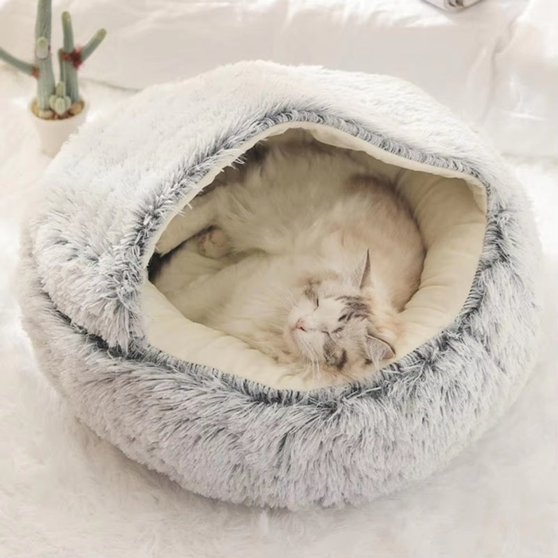 Olvoria | Cozy Pet Cave Bed, Ideal for Dogs and Cats of All Sizes
