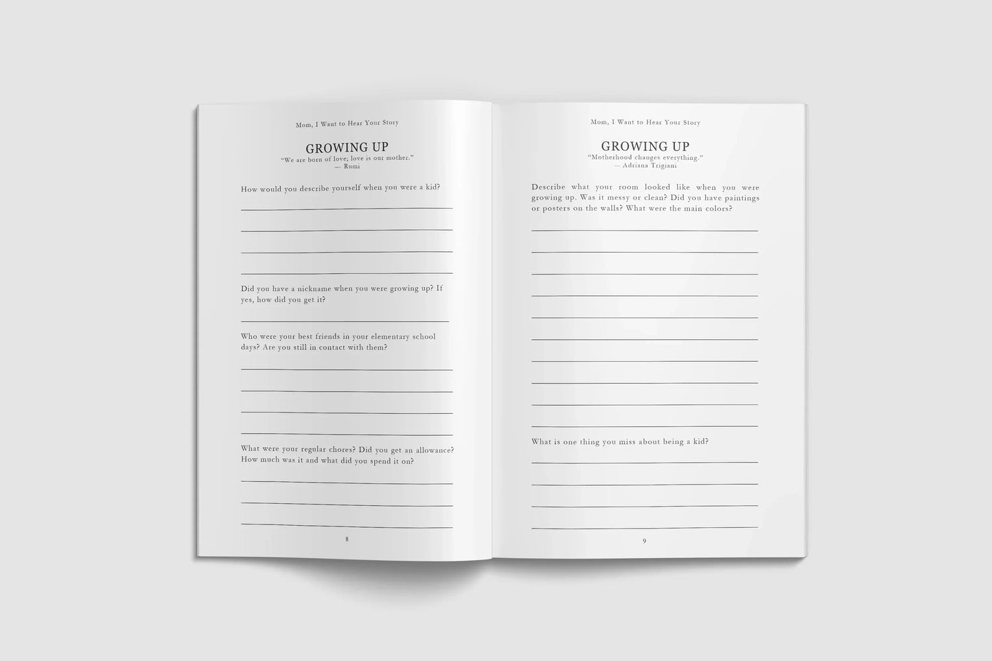 Olvoria | Dad, I Want to Hear Your Story | Heritage Edition Book | Over 250 Questions