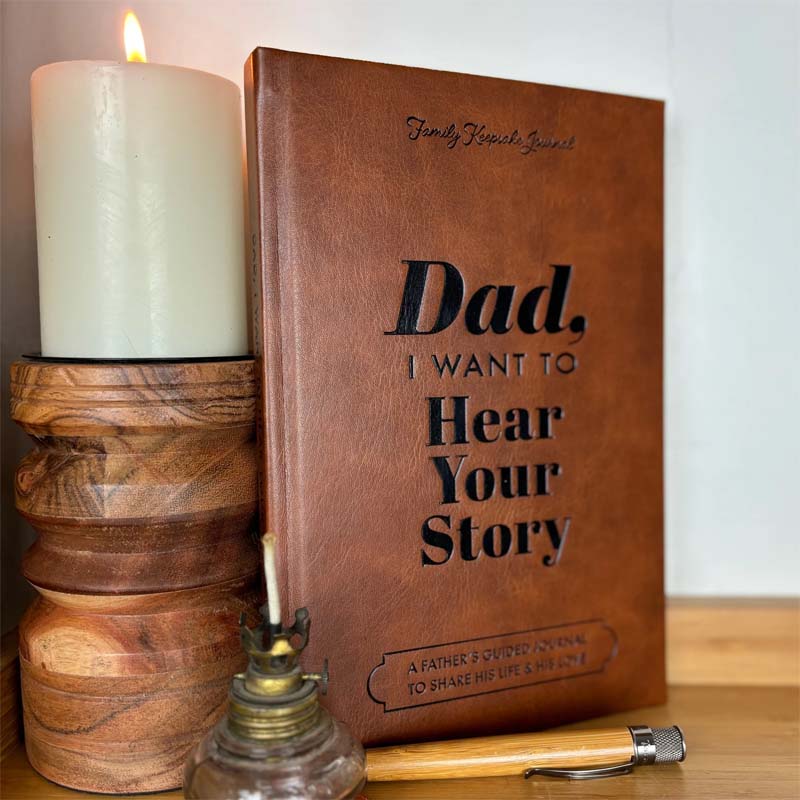 Olvoria | Dad, I Want to Hear Your Story | Heritage Edition Book | Over 250 Questions
