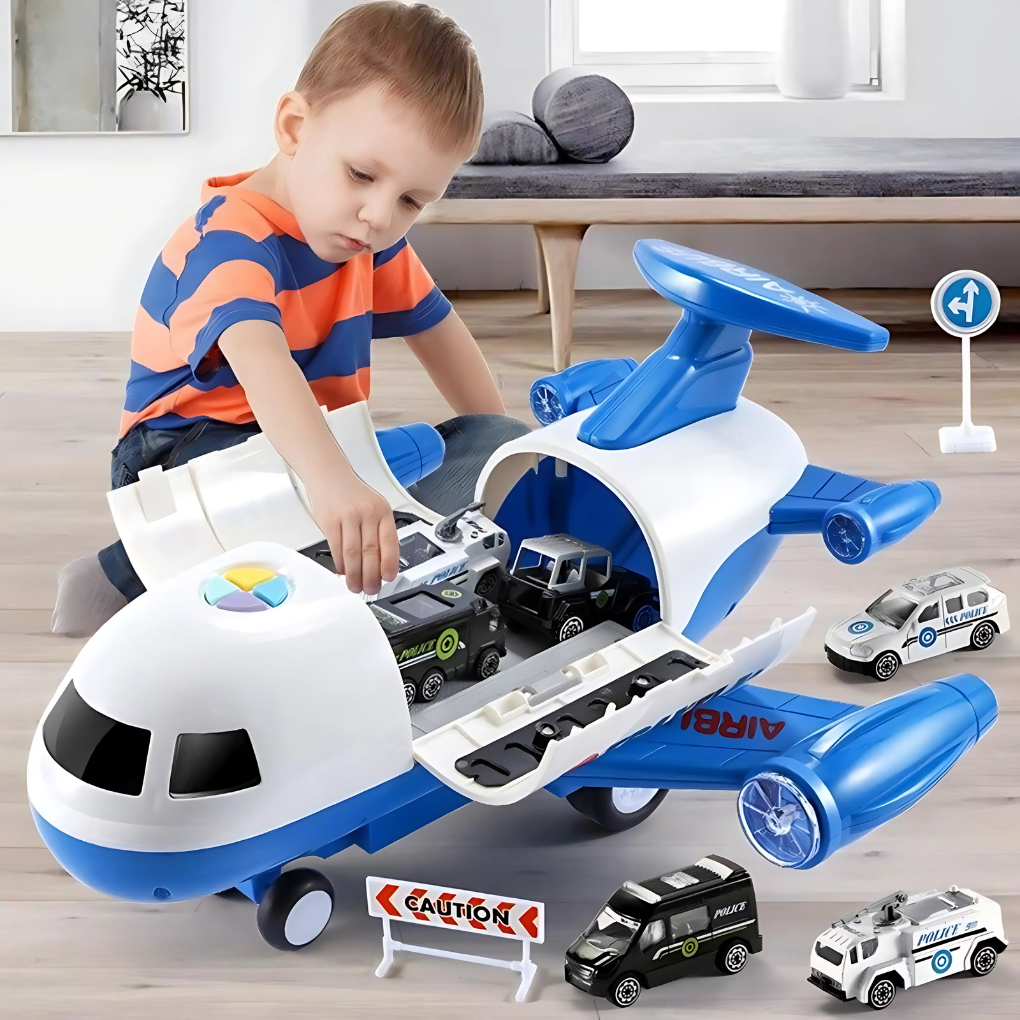 Olvoria | Deformable Plane Toy with Storage Play Mode